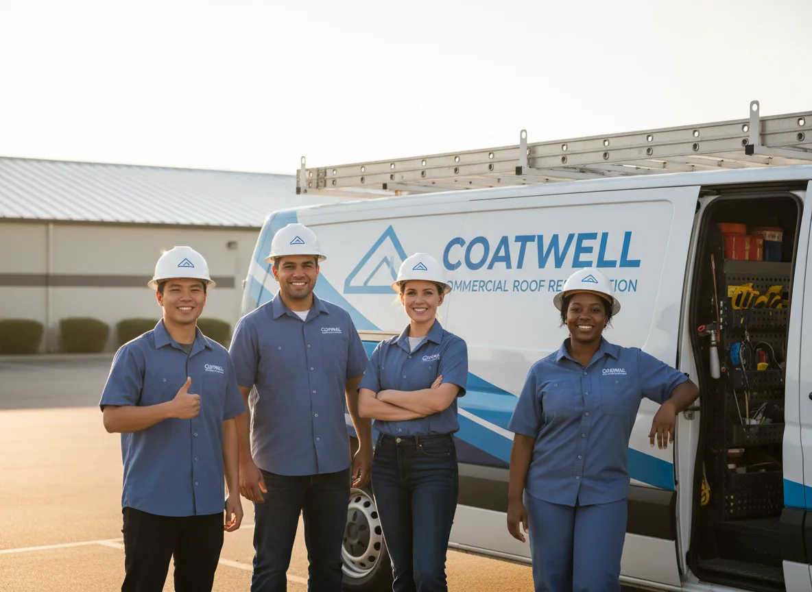 Commercial roof coating company in Walsh, IL